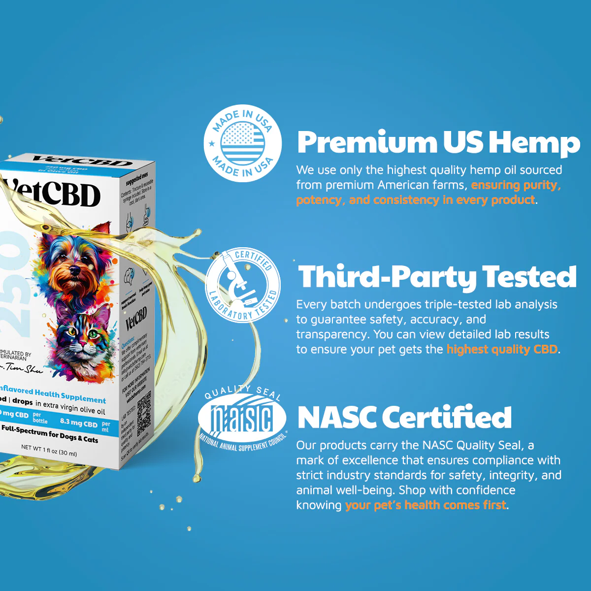 Standard Formula CBD Tinctures for Dogs & Cats - Image 5