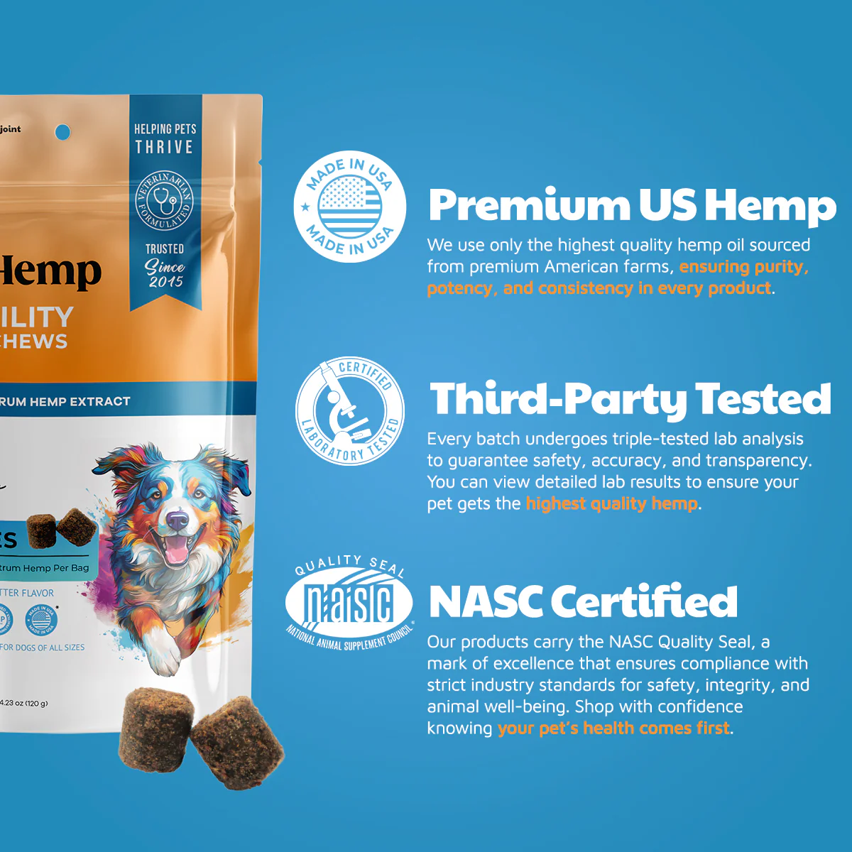 VetHemp Mobility Chews for Dogs - Image 9