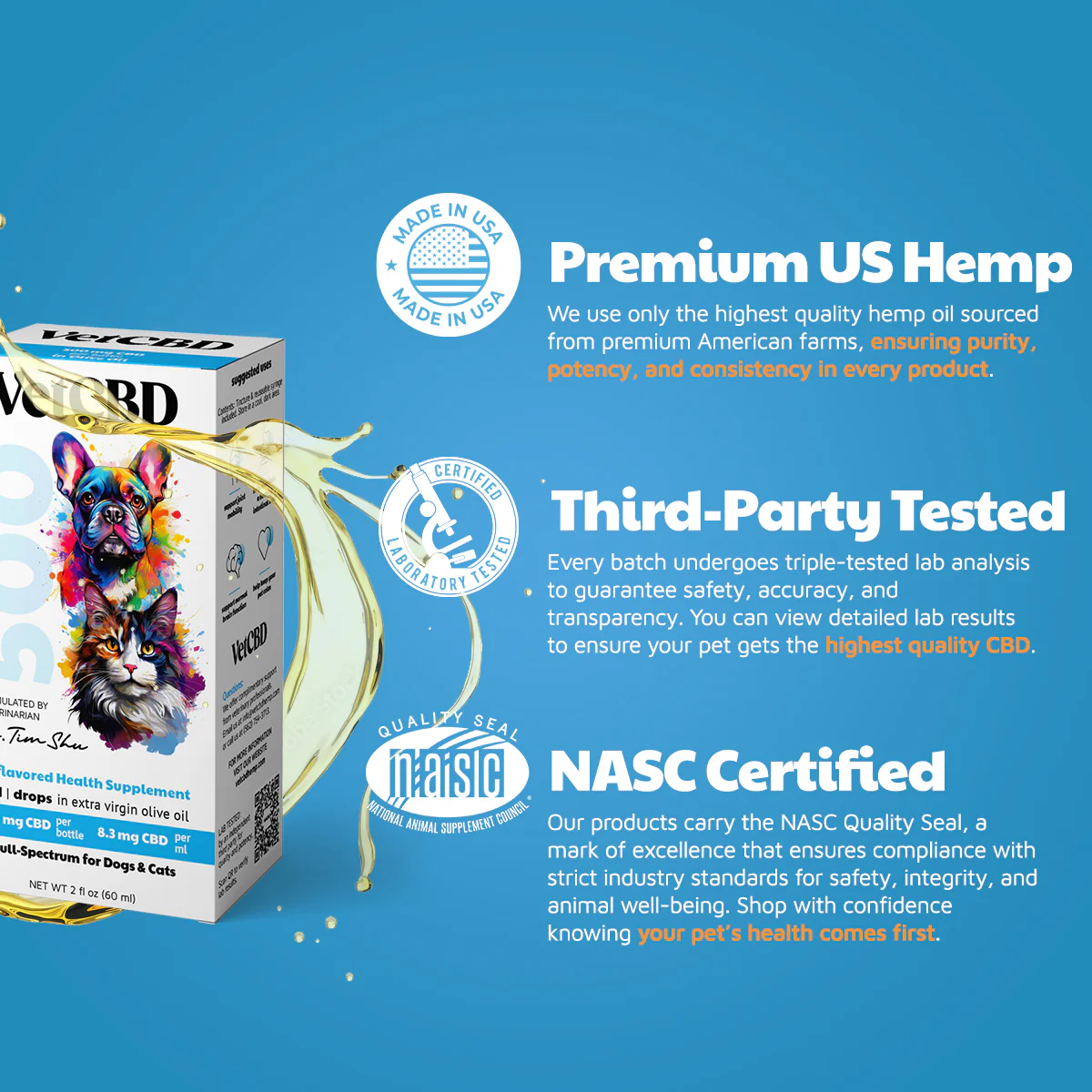 VetHemp Standard Formula Tinctures for Dogs & Cats - Image 11